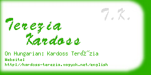 terezia kardoss business card